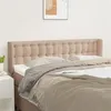 Image de vidaXL Tête de lit avec oreilles Cappuccino 147x16x78/88 cm Similicuir