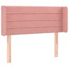 Image de vidaXL TÃªte de lit avec oreilles Rose 93x16x78/88 cm Velours