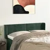 Image de vidaXL Tête de lit avec oreilles Vert foncé 147x16x78/88 cm Velours