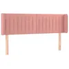 Image de vidaXL TÃªte de lit avec oreilles Rose 147x16x78/88 cm Velours