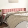 Image de vidaXL TÃªte de lit avec oreilles Rose 203x16x78/88 cm Velours