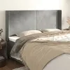 Image de vidaXL Tête de lit avec oreilles Gris clair 183x16x118/128 cm Velours