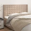 Image de Vidaxl TÃªte De Lit Avec Oreilles Cappuccino 163x16x118/128 Cm