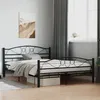 Image de vidaXL TÃªte de lit Ã  LED Gris foncÃ© 80x5x78/88 cm Tissu