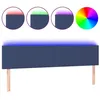 Image de vidaXL TÃªte de lit Ã  LED Bleu 180x5x78/88 cm Tissu