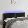 Image de vidaXL Tête de lit à LED Noir 144x5x78/88 cm Velours3121522
