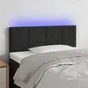 Image de vidaXL Tête de lit à LED Noir 90x5x78/88 cm Velours