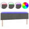 Image de vidaXL TÃªte de lit Ã  LED Gris foncÃ© 200x5x78/88 cm Velours