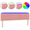 Image de vidaXL TÃªte de lit Ã  LED Rose 200x5x78/88 cm Velours