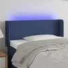 Image de vidaXL Tête de lit à LED Bleu 103x16x78/88 cm Tissu