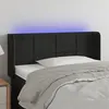 Image de vidaXL Tête de lit à LED Noir 93x16x78/88 cm Velours