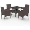 Image de vidaXL TÃªte de lit Ã  LED Marron foncÃ© 203x16x118/128 cm Tissu