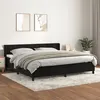 Image de vidaXL Sommier à lattes de lit et matelas Noir 200x200 cm Velours