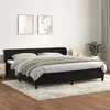 Image de vidaXL Sommier à lattes de lit et matelas Noir 200x200 cm Velours