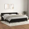 Image de vidaXL Sommier à lattes de lit et matelas Noir 200x200 cm Velours
