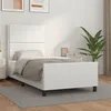 Image de vidaXL Cadre de lit sans matelas blanc 100x200 cm similicuir3125495