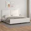 Image de vidaXL Cadre de lit sans matelas blanc 200x200 cm similicuir3125531