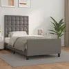 Image de vidaXL Cadre de lit sans matelas gris 100x200 cm similicuir3125559