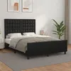 Image de vidaXL Cadre de lit sans matelas noir 140x200 cm similicuir3125573