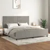 Image de vidaXL Cadre de lit sans matelas gris clair 200x200 cm velours3125836