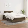 Image de vidaXL Sommier à lattes de lit avec matelas Marron foncé 120x200 cm3140124