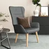 Image de vidaXL Lit Ã  sommier tapissier avec matelas Marron foncÃ© 160x200 cm