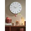Image de Horloge en aluminium blanc D35,5