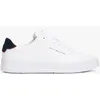 Image de Tommy Hilfiger Baskets À Talon Contrasté Th Court Lth Detail Ess/White/Desert Sky - 45