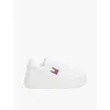 Image de Chaussures De Basket CompensÃ©es RÃ©tro En Cuir Tjw Retro Basket Flatform Ess/White - 40