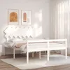 Image de vidaXL Lit pour personne Ã¢gÃ©e et tÃªte de lit 140x190 cm bois massif