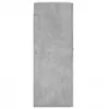 Image de vidaXL Armoires murales 2 pcs gris bÃ©ton 69,5x34x90 cm