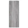 Image de vidaXL Armoires murales 2 pcs sonoma gris 69,5x34x90 cm