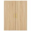 Image de Vidaxl Armoires Murales 2 Pcs ChÃªne Sonoma 69,5x34x90 Cm