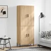 Image de Vidaxl Buffet Haut ChÃªne Sonoma 69,5x34x180 Cm Bois D'ingÃ©nierie