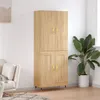 Image de vidaXL Buffet haut Chêne sonoma 69,5x34x180 cm Bois d'ingénierie