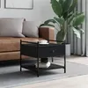 Image de vidaXL Table basse noir 50x50x50 cm bois d'ingénierie833965