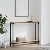 Image de vidaXL Table console chêne sonoma 100x22,5x75 cm bois d'ingénierie834016