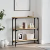 Image de vidaXL Table console chêne sonoma 75x22,5x75 cm bois d'ingénierie834031
