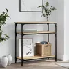 Image de vidaXL Table console chêne sonoma 75x29x75 cm bois d'ingénierie
