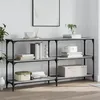Image de Vidaxl Table Console Sonoma Gris 150x29x75 Cm Bois D'ingÃ©nierie