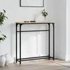 Image de vidaXL Table console chêne sonoma 75x19,5x75 cm bois d'ingénierie834136