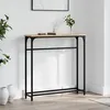 Image de Vidaxl Table Console ChÃªne Sonoma 75x19,5x75 Cm Bois D'ingÃ©nierie