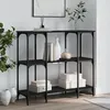 Image de vidaXL Vidaxl Table Console Noir 102x35x90 Cm Bois D'ingénierie