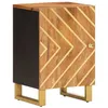 Image de vidaXL Armoire bain marron et noir 38x33,5x58 cm bois massif manguier356804