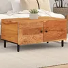 Image de vidaXL Table basse 80x50x40 cm bois massif d'acacia356860