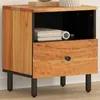 Image de vidaXL Table de chevet 40x33x46 cm Bois d'acacia massif356861