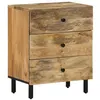Image de vidaXL Table de chevet 50x33x60 cm bois de manguier massif356900