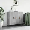 Image de vidaXL Buffet sonoma gris 90x34x80 cm bois d'ingénierie828082