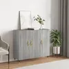 Image de vidaXL Buffet sonoma gris 90x34x80 cm bois d'ingénierie828090