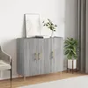 Image de vidaXL Buffet sonoma gris 90x34x80 cm bois d'ingÃ©nierie